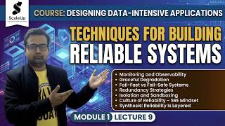 L9 Techniques for Building Reliable Systems | Designing Data-Intensive Applications