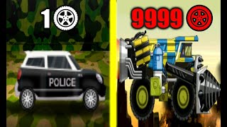MAX LEVEL ZOMBIE POLICE CAR EVOLUTION! Max Level Armor & Weapon in Smash Police Car! (9999+ Level!) screenshot 5