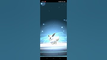 Evolving ✨ shiny✨ Eevee into Shiny ✨Sylveon✨ in Pokemon go| #shorts