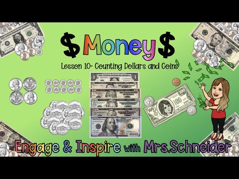 Money Lesson 10 Counting Dollars And Coins