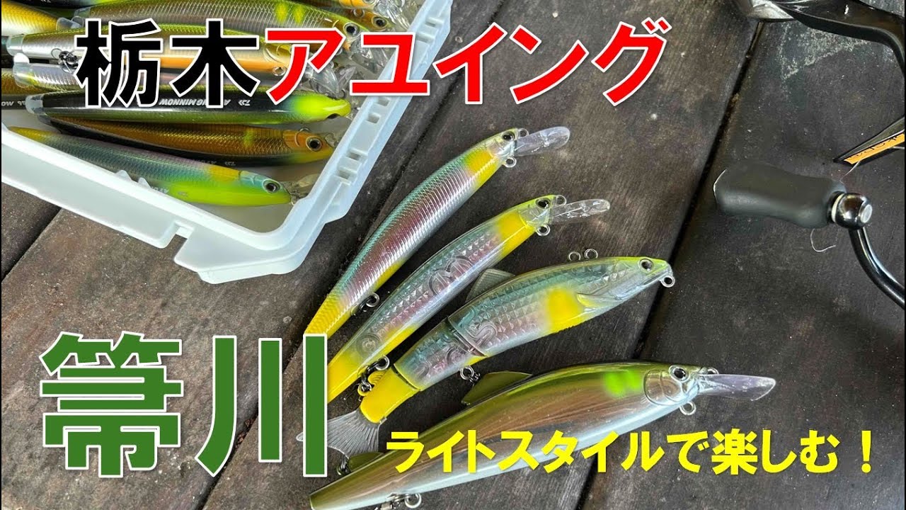 【栃木アユイング】箒川で手軽にライトスタイルで楽しむアユイング！