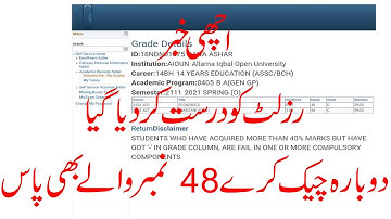 How to Result Check AIOU Spring 2021 || AIOU BA Result Spring 2021 update | Good News Aiou