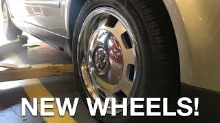 PASSAT: New wheels installed for our wagon