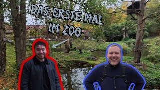 Okan und Tim im Zoo