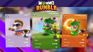 1ST PLACE in WORMS RUMBLE - Deathmatch/Last Squad Standing