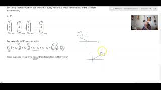 Matrix Transformations as Linear Transformations