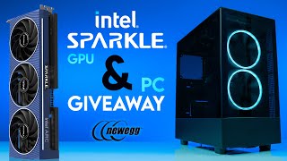 PC Giveaway + Build a $1300 Rig with New Intel Arc Sparkle GPU - NZXT H5 Elite (13400F / Intel A750)