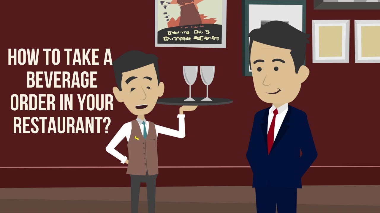 How to take a beverage order in a restaurant? YouTube