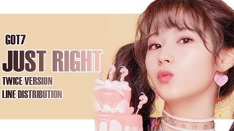 HOW WOULD TWICE SING JUST RIGHT