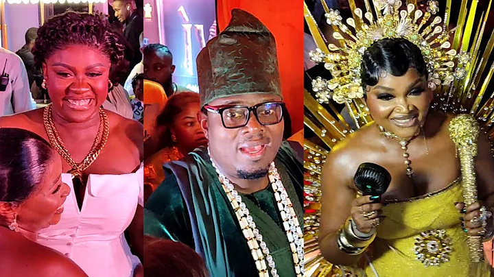 WATCH THE MOMENT YINKA SOLOMON, MUYIWA ADEMOLA AND MERCY AIYEBGE STORM TOYIN ABRAHAM MOVIE PREMIER