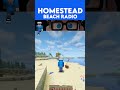 How to Make a Beach Radio in Minecraft Homestead #minecraftshorts