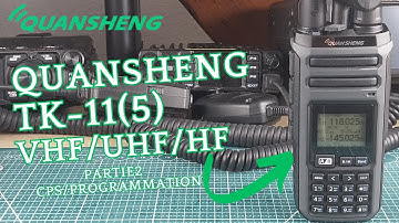 QUANSHENG TK11(5), Programmation, présentation du CPS et du Menu Caché.