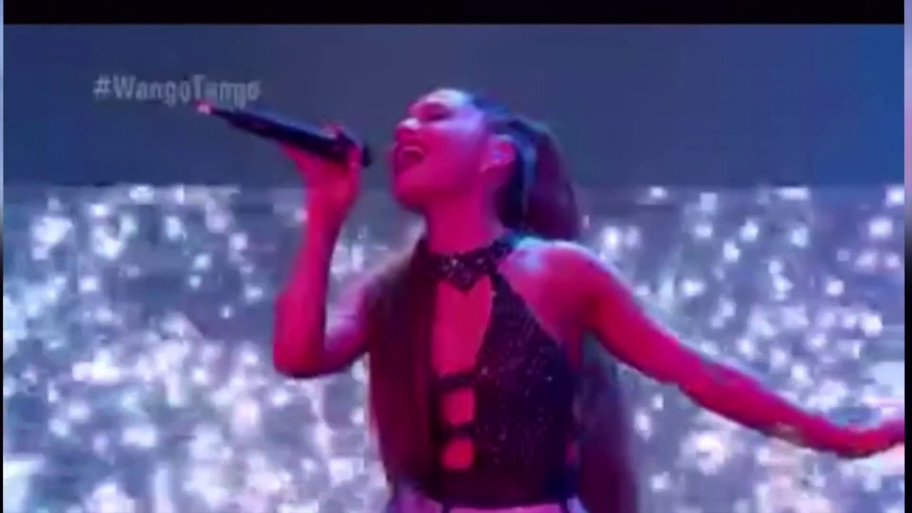 ARIANA GRANDE HITTTING HIGH NOTES AT WANGO TANGO IHEART RADIO 2018 ...