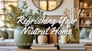 🌿 Refreshing Your Neutral Home: 10 Sage & Olive Accents for a Luxurious Summer Look screenshot 1