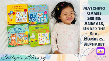 Matching Games Series (Animal, Under the Sea, Numbers, & Alphabet) #usbornebooksandmore