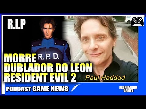 Vídeo: Paul Haddad, A Voz Do Original Leon S. Kennedy Do Resident Evil 2, Morreu