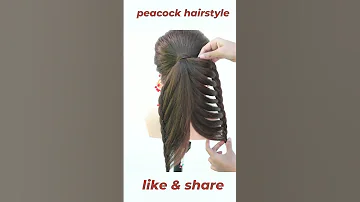 Easy Peacock Hairstyle Hairstyle Shorts 
