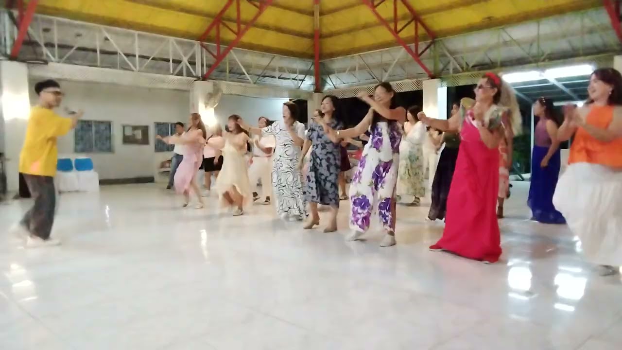 Dancing at valentine party