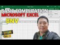 Basic Part And Basic Computation on Excel.