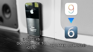 How To DOWNGRADE iPhone 4S from iOS 9 to iOS 6 in 2024! (UPDATED)