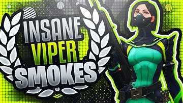 VIPER SMOKE SPOTS ON ALL MAPS (Valorant Tutorial)