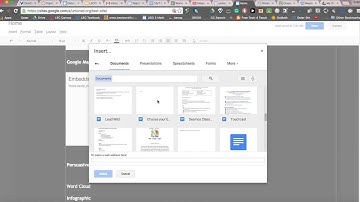 Google Site (Step 4) - Adding screencast and Google Doc
