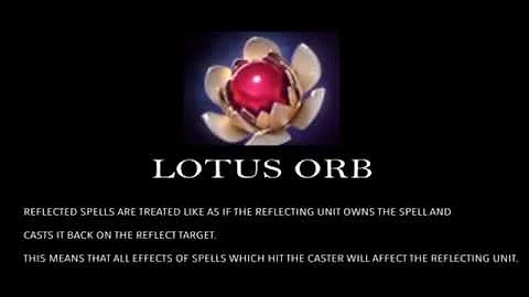 Dota 2 Lotus Orb Effect