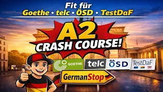 A2 German Crash Course Urdu | Hindi – Fit für Goethe, telc, ÖSD & TestDaF | GermanStop #learngerman screenshot 2