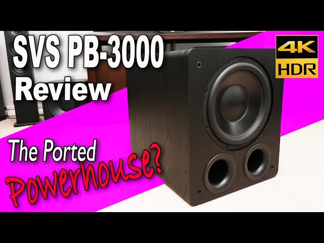 SVS PB-3000 Subwoofer Review | The Best Mid-range Subwoofer? [4K HDR] class=