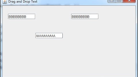 Java - How To Drag And Drop Text In Java Netbeans [ with source code ]