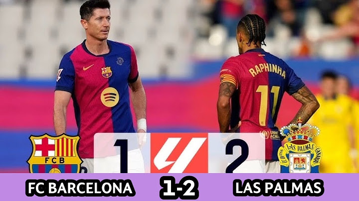 FC BARCELONA 1-2 LAS PALMAS | BIG PROBLEM FOR 125 YEARS OLD BIRTHDAY | LALIGA EA SPORTS 2024-2025