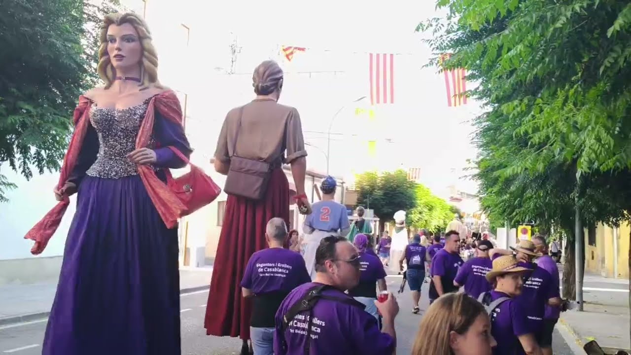 35a Trobada gegantera i grallera de Móra la Nova - 75è Aniversari Remei i Domènech (1950-2025)