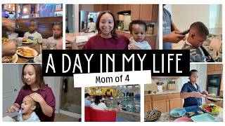 A Day in the Life of a Mom of 4 | Cooking, Hair & Swim Lessons