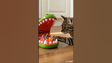 Shocking! 😱😱The cat sets a trap and waits in silence やばすぎ！😱😱猫は罠を仕掛けて静かに待っている #shorts #tabbycat #trap