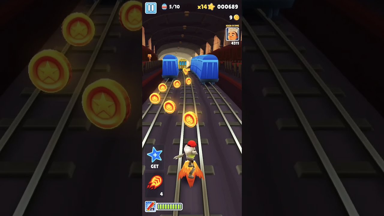 Only surfboard challenge in subway surfer😱😱