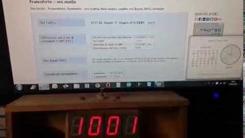 Arduino orologio sveglia