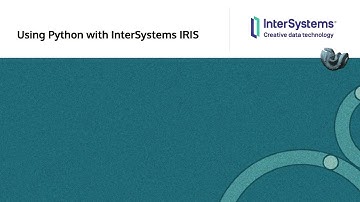 Using Python with InterSystems IRIS