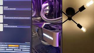 AI model on RTX 4090 produces slight coil whine and causes lights to dim