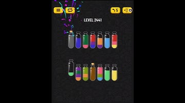 [BRAIN GAME] Soda Sort Puzzle LEVEL 2441 (Challenging the World Record)