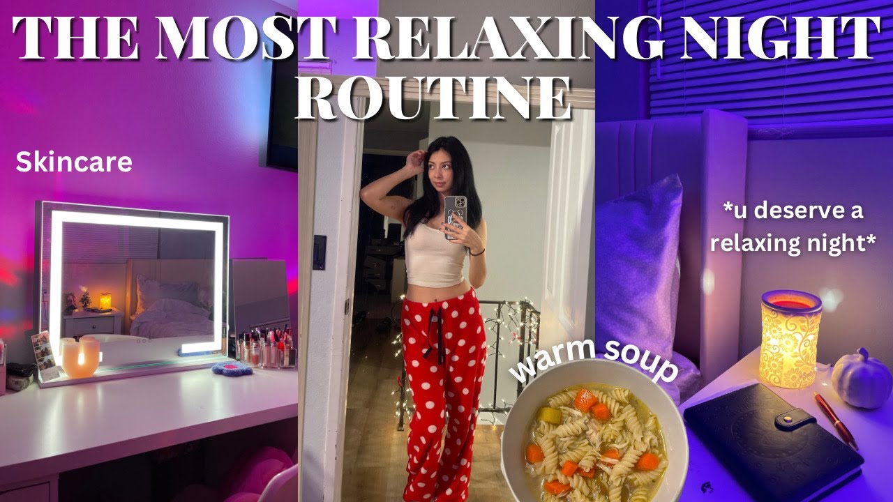 A VERY RELAXING NIGHT ROUTINE | BIANCA MONVOY - YouTube