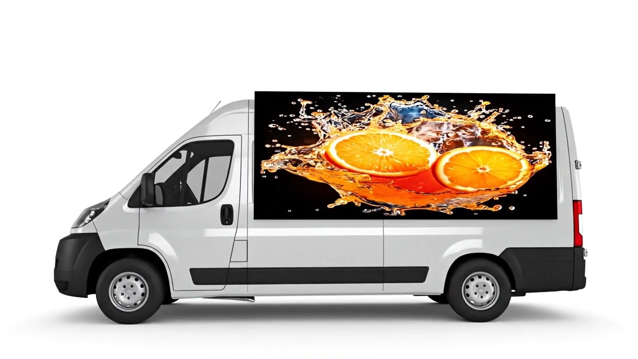 Leadleds Magnetic Mount Car LED Sign HD Text Image Video Display