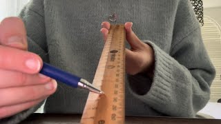 lofi asmr depth perception test/which point is closer - ruler, other objects