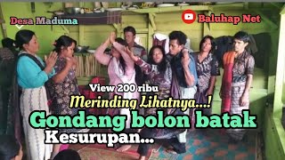 Merinding...Kesurupan🌴Gondang Bolon batak Jujungan di Desa Maduma,Samosir.Adat Batak. View Normal