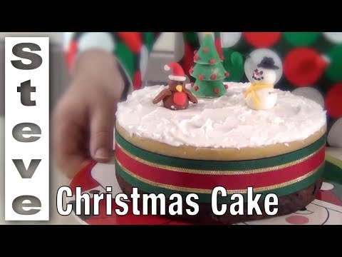 STEP BY STEP CHRISTMAS CAKE