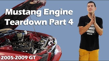 How to Disassemble A Mustang GT 3v 4.6L Motor 2005-2009 Part 4