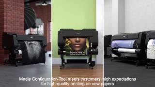The Canon imagePROGRAF Media Configuration Tool