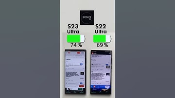 Samsung Galaxy S23 Ultra vs. S22 Ultra Battery Test🔋Full video on my channel! 🫶🏼