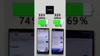 Samsung Galaxy S23 Ultra vs. S22 Ultra Battery TestFull video on my channel! ?