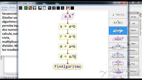 1-  Estructura Secuencial  (ejercicio básico)-  PSEINT