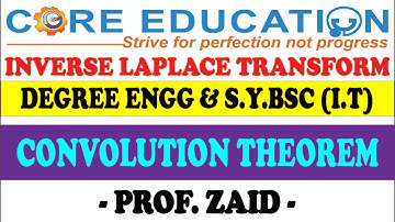 DEGREE ENGG | BSC IT | M - 3 | INVERSE LAPLACE TRANSFORM | LECTURE - 3 | PROF ZAID